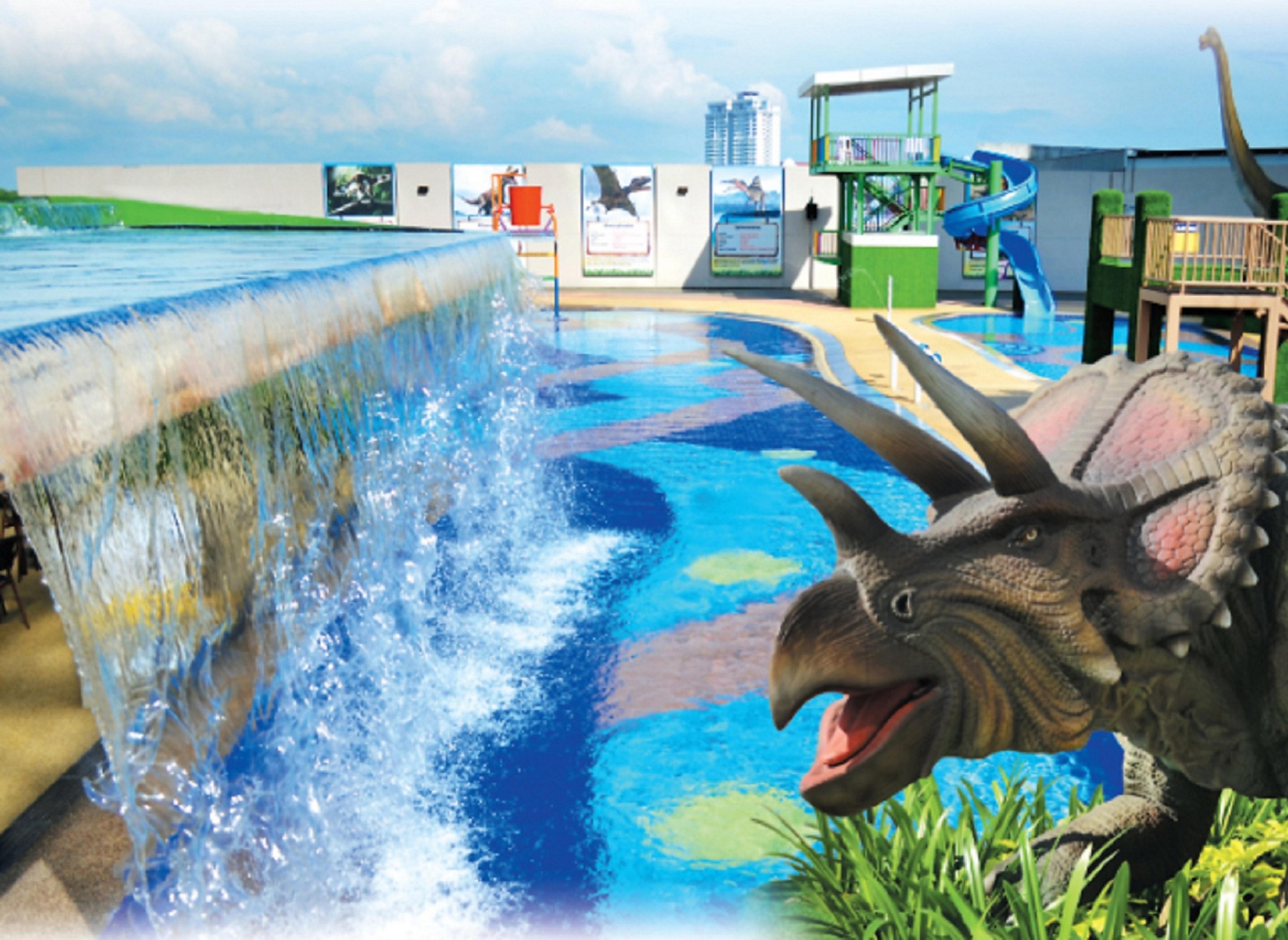 Ksl Hotel & Resort Johor Bahru Kültér fotó The park's dinosaur exhibit