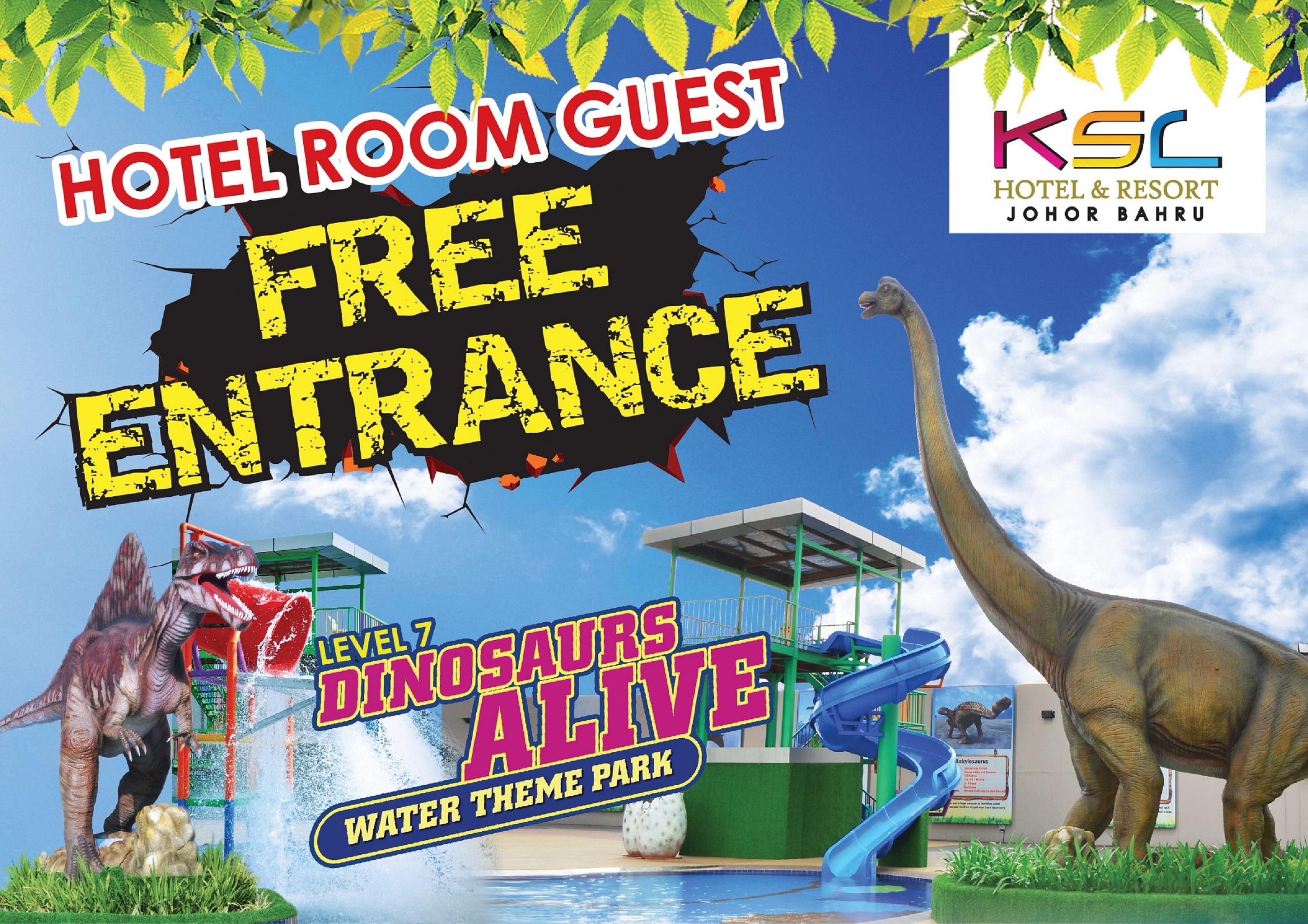 Ksl Hotel & Resort Johor Bahru Kültér fotó Level 7 Dinosaurs Alive Water Theme Park